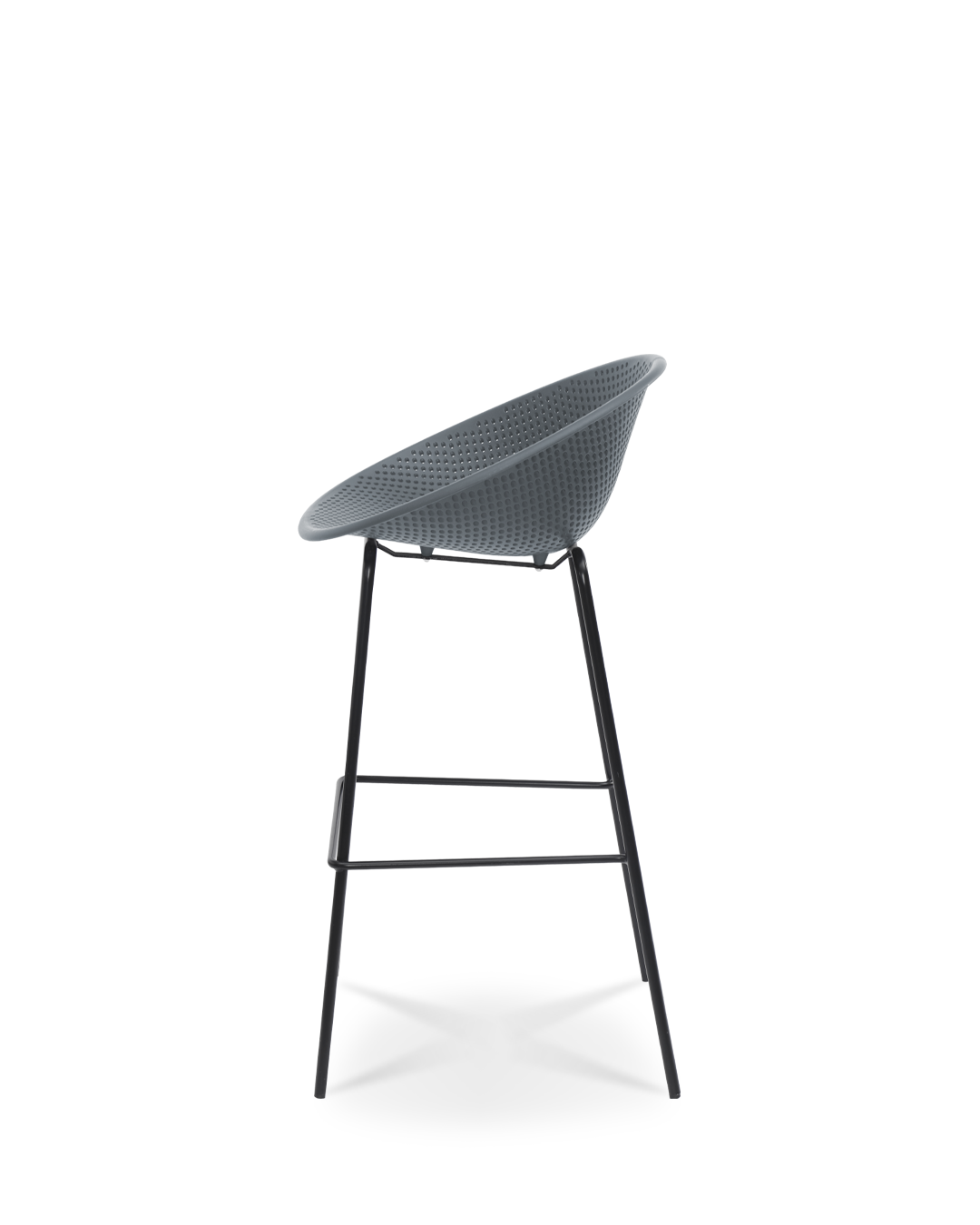 Europa Bar Stool Rolling Stone Grey