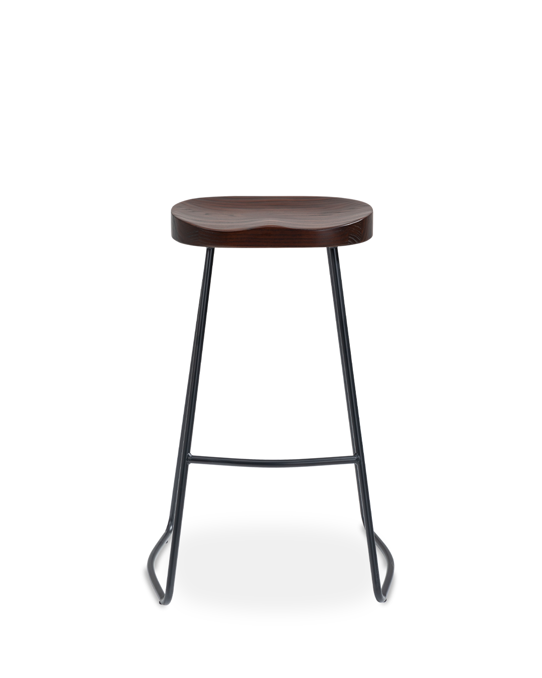 Julia Wood Bar Stool Black