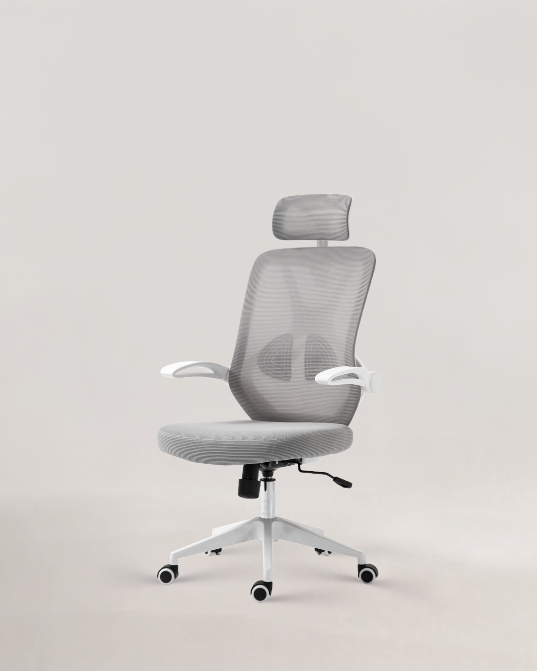 Klotho Office Chair White Grey