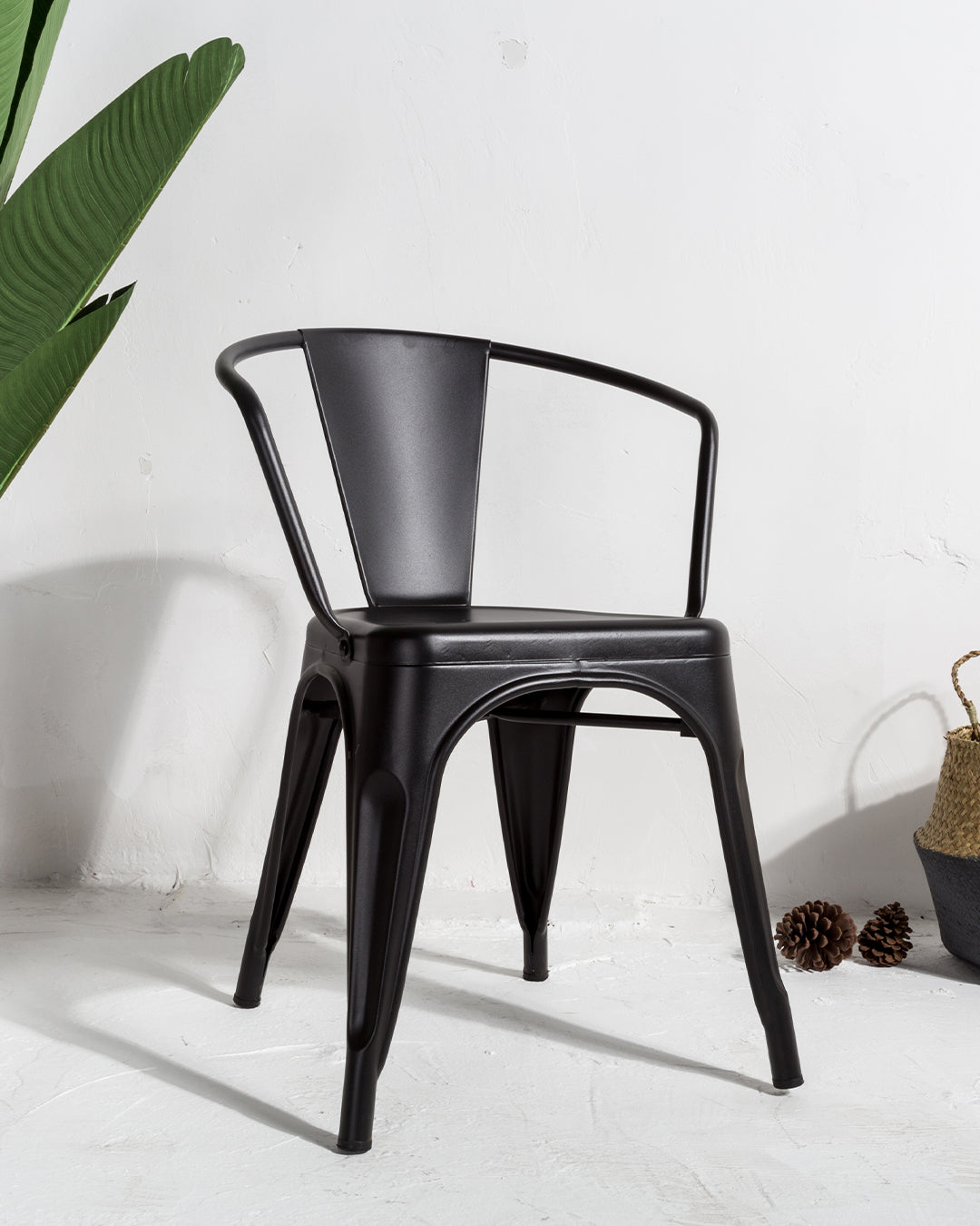 Lix Metal Armchair Crystal Grey