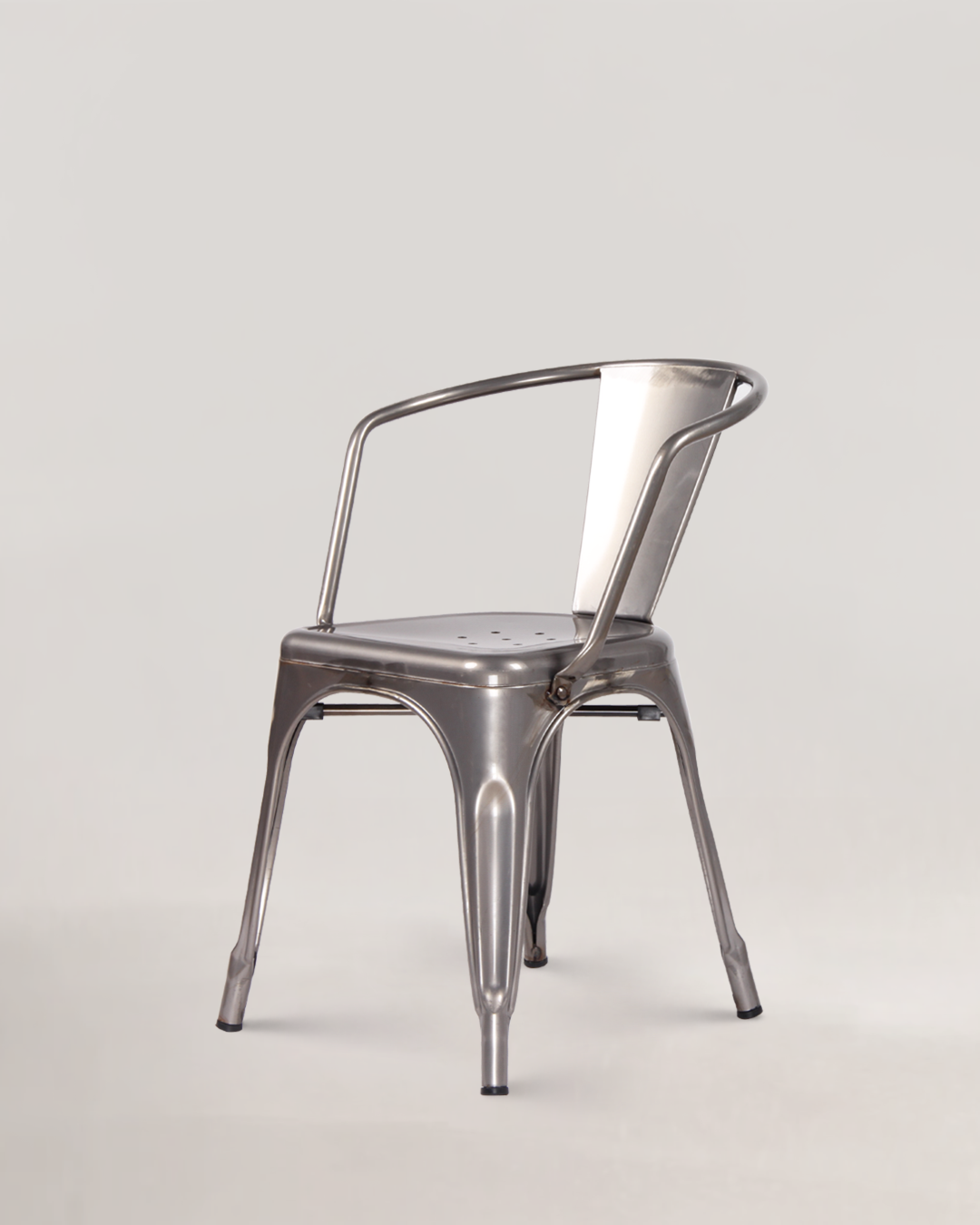 Lix Metal Armchair Crystal Grey