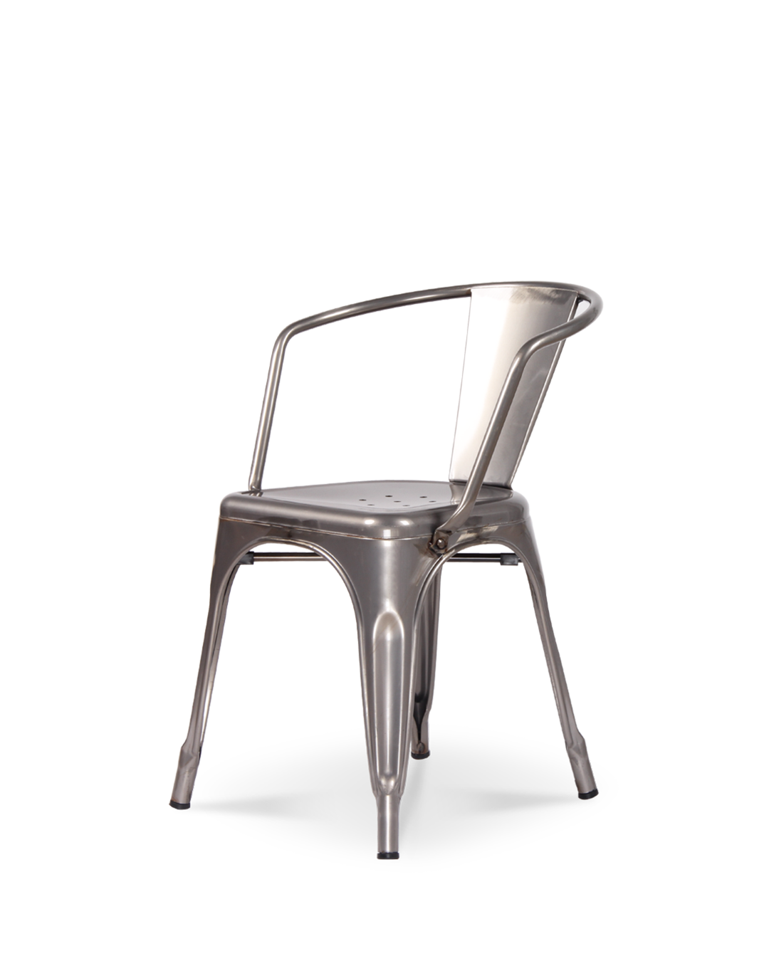 Lix Metal Armchair Crystal Grey