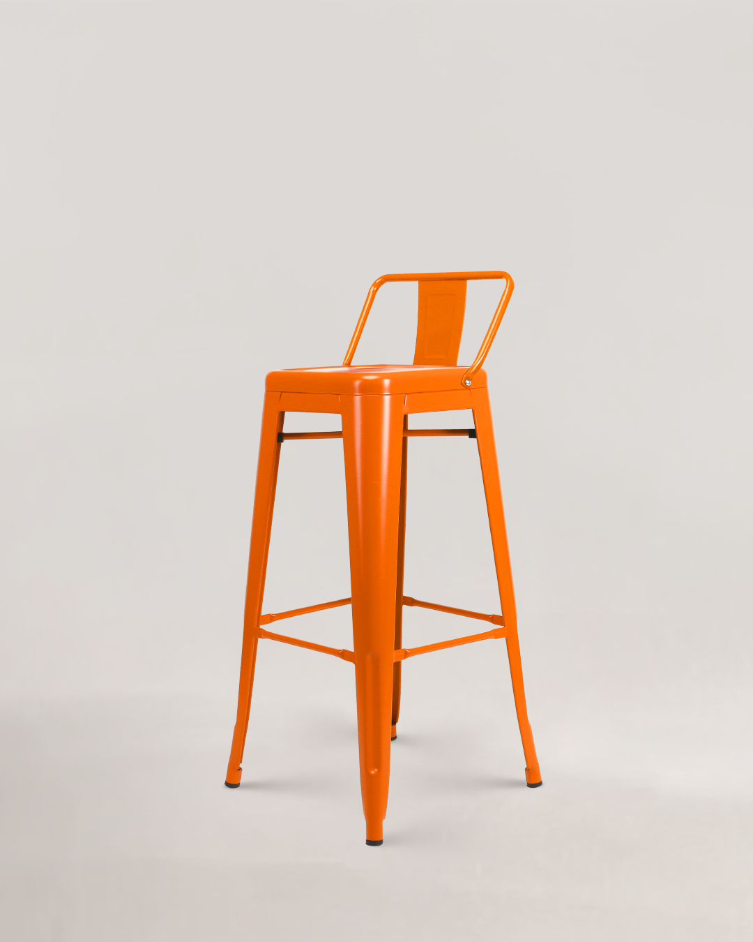 Lix Metal Bar Stuhl Orange