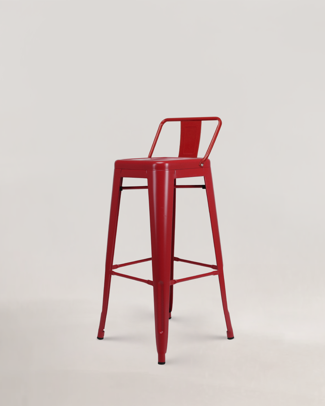 Lix Metal Bar Stuhl rot