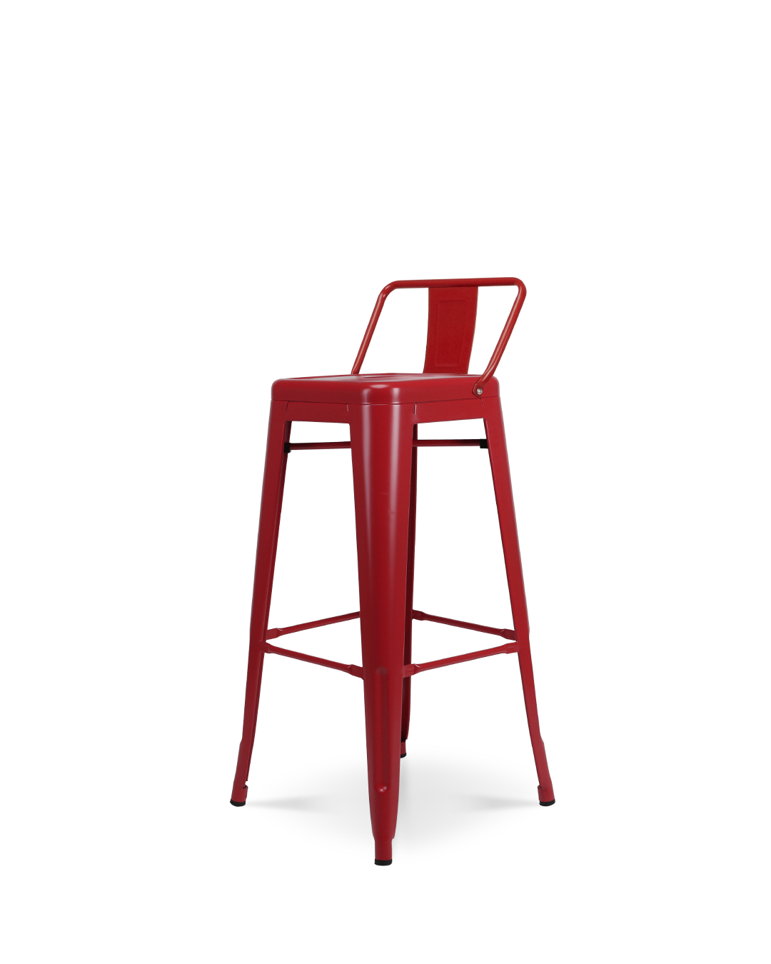 Lix Metal Bar Chair Red