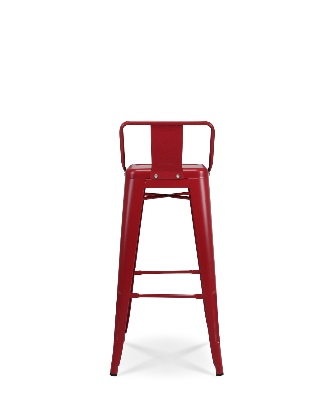 Lix Metal Bar Chair Red