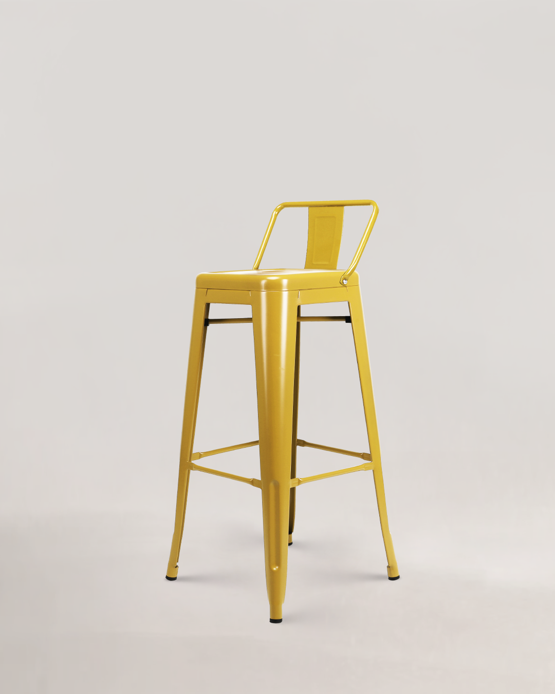 Lix Metal Bar Chair Yellow