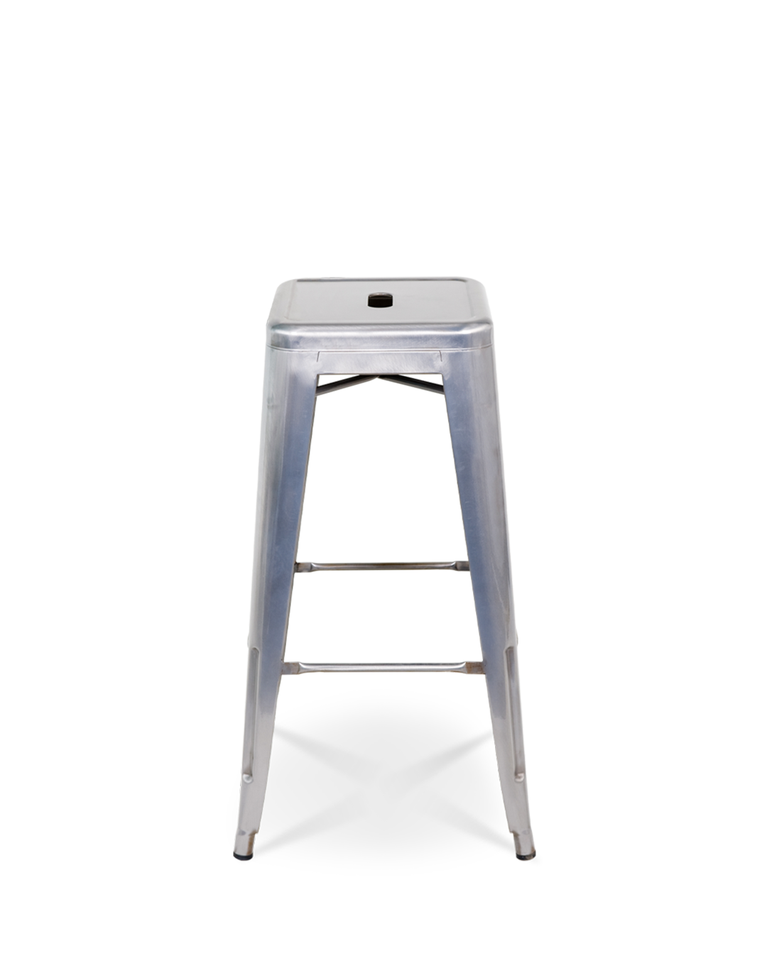 Lix Metal Bar Stool Crystal Grey