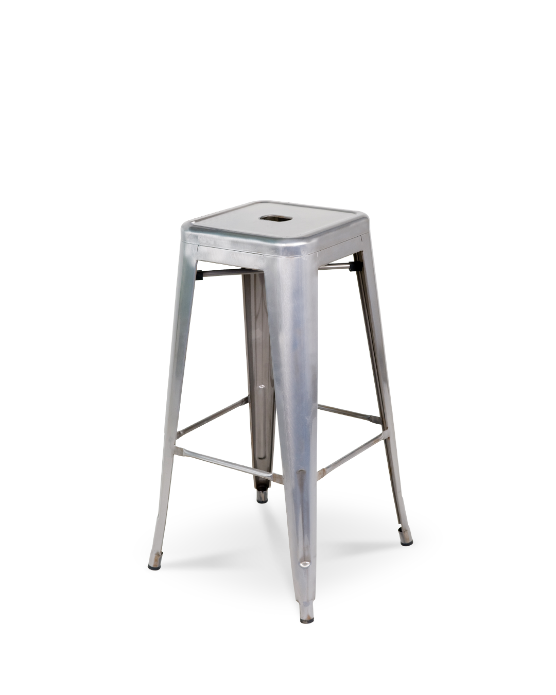 Lix Metal Bar Stool Crystal Grey