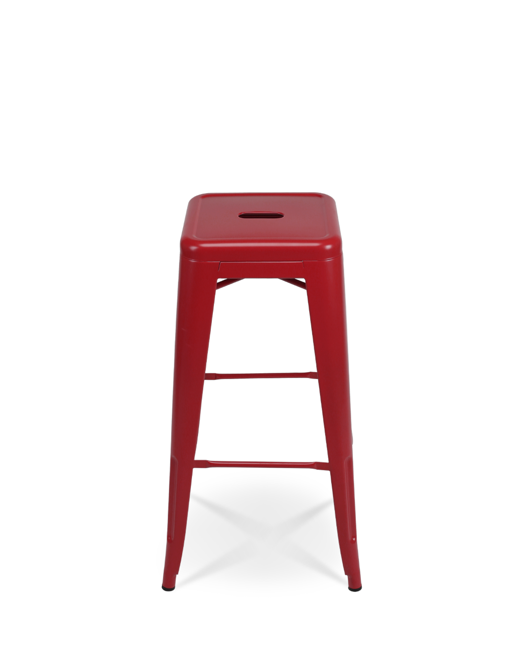 Lix Metal Bar Stool Red