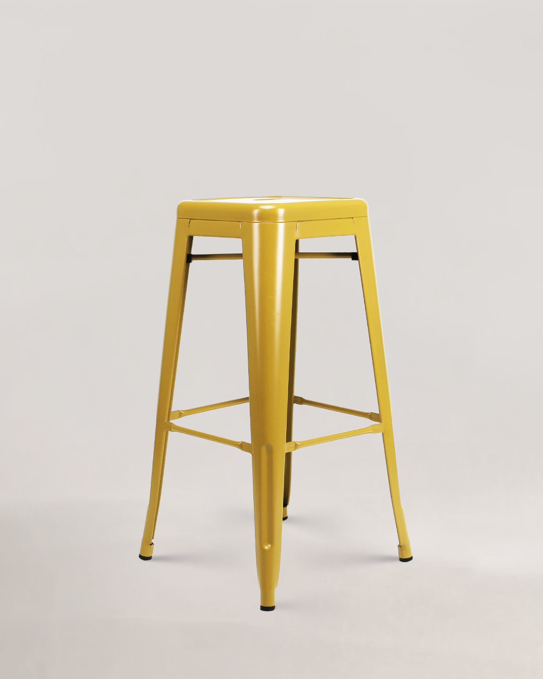 Lix Metal Bar Stool Yellow