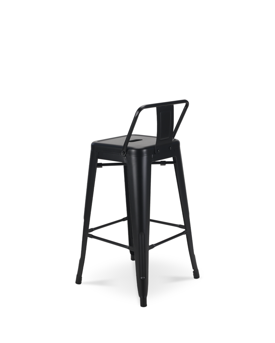 Lix Metal Counter Chair Black