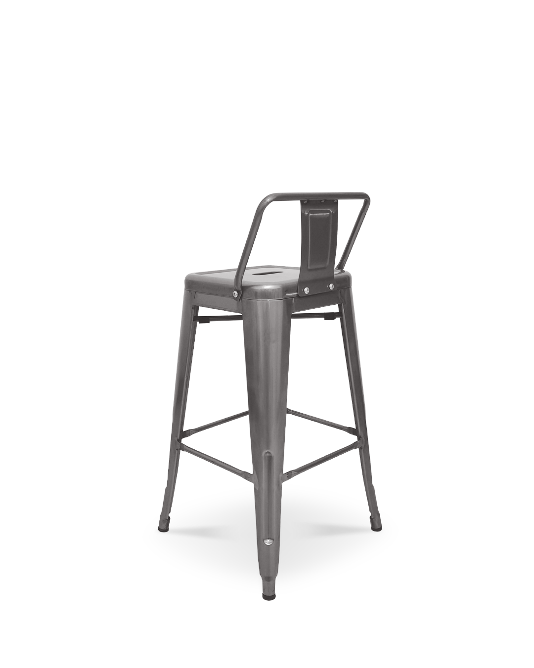 Lix Metal Counter Chair Crystal Grey