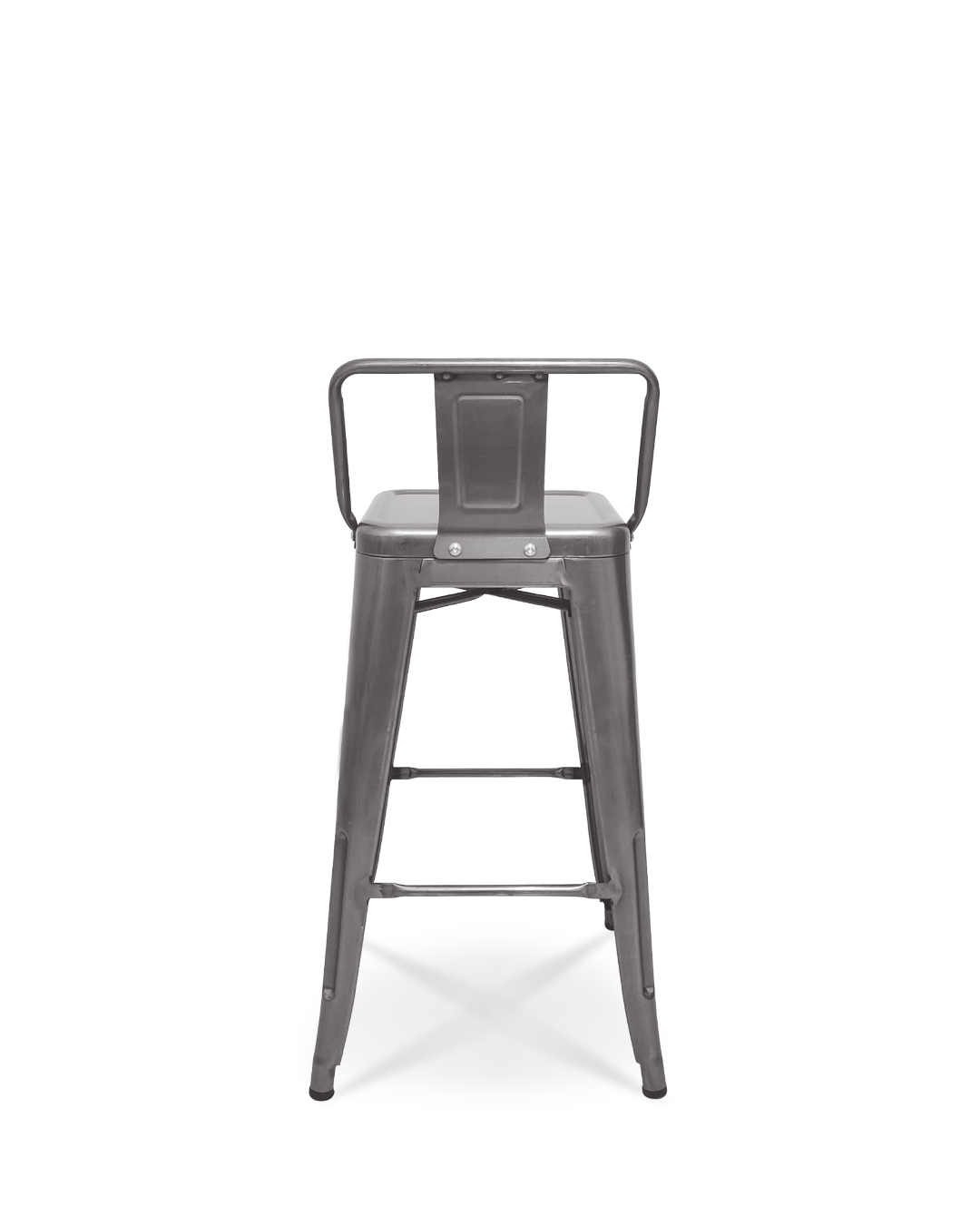 Lix Metal Counter Chair Crystal Grey