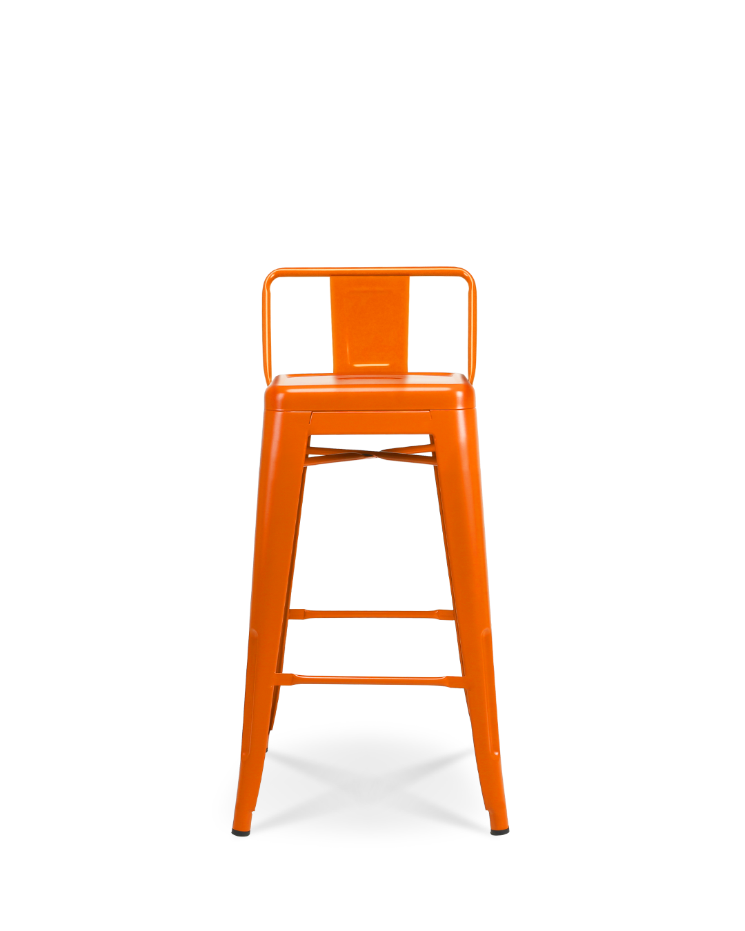 Lix Metal Counter Chair Orange