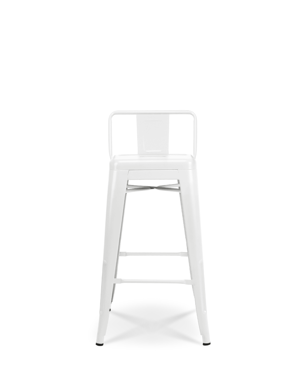 Lix Metal Counter Chair White