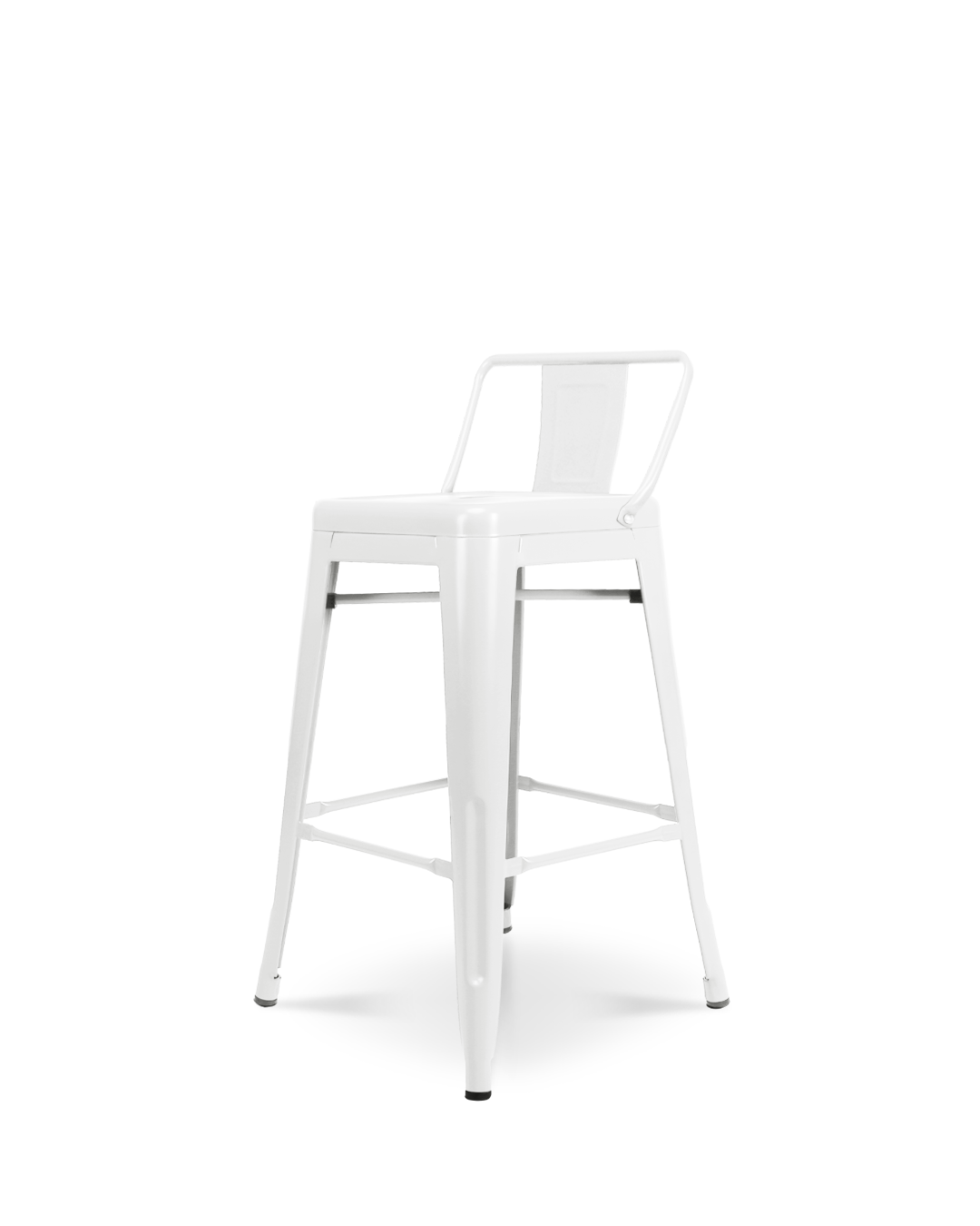 Lix Metal Counter Chair White