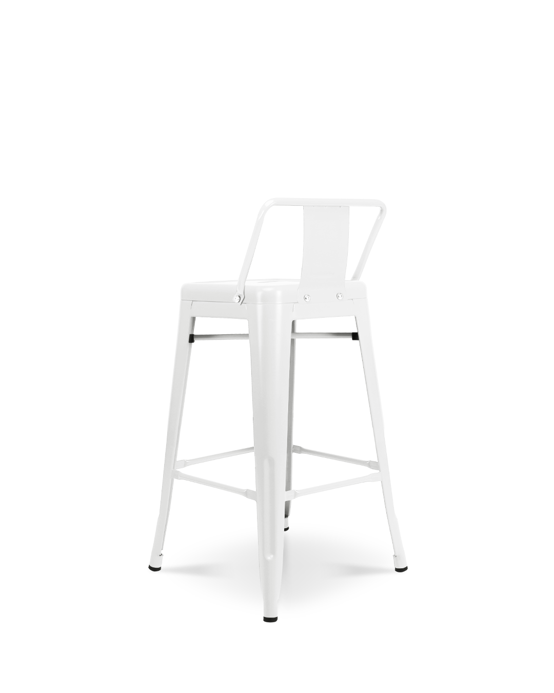 Lix Metal Counter Chair White