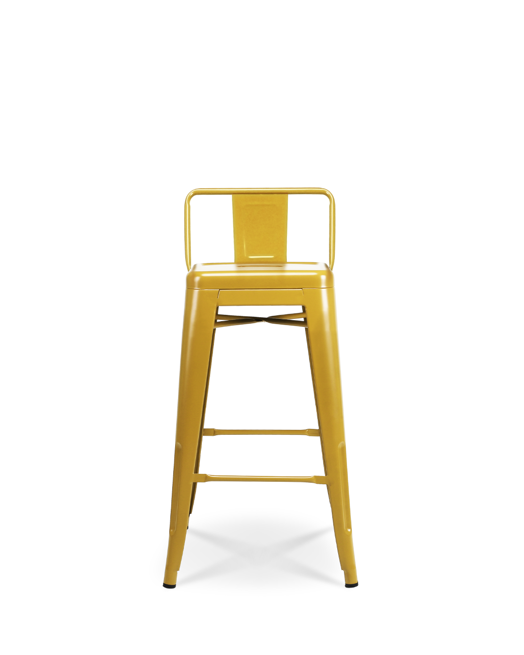 Lix Metal Counter Chair Yellow