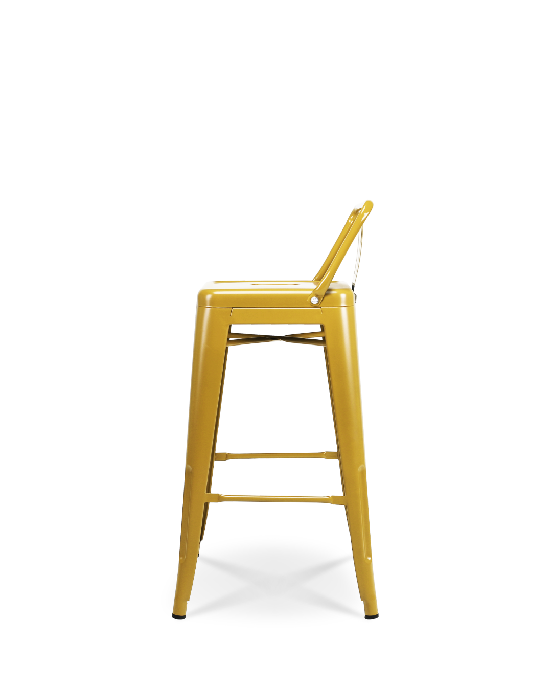 Lix Metal Counter Chair Yellow