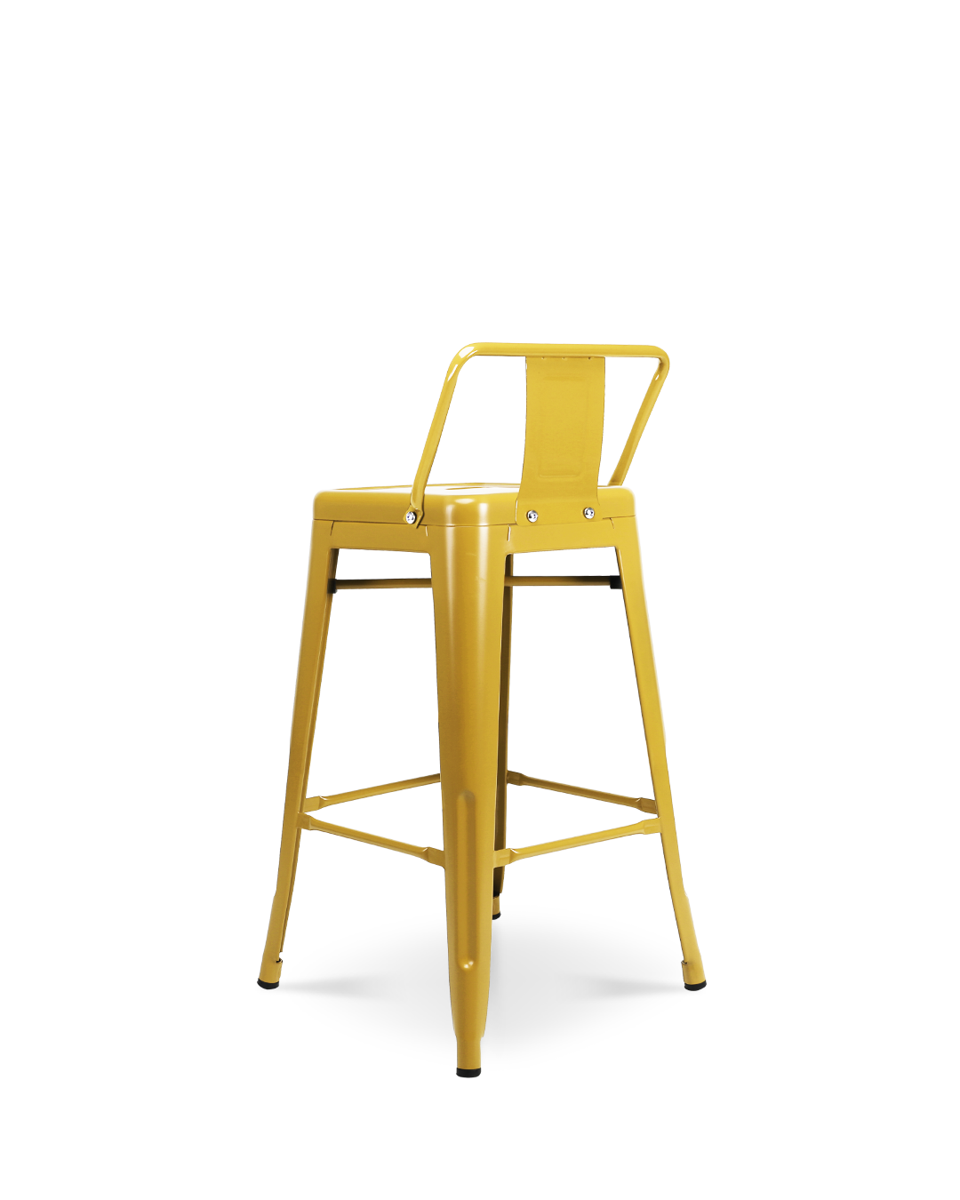 Lix Metal Counter Chair Yellow