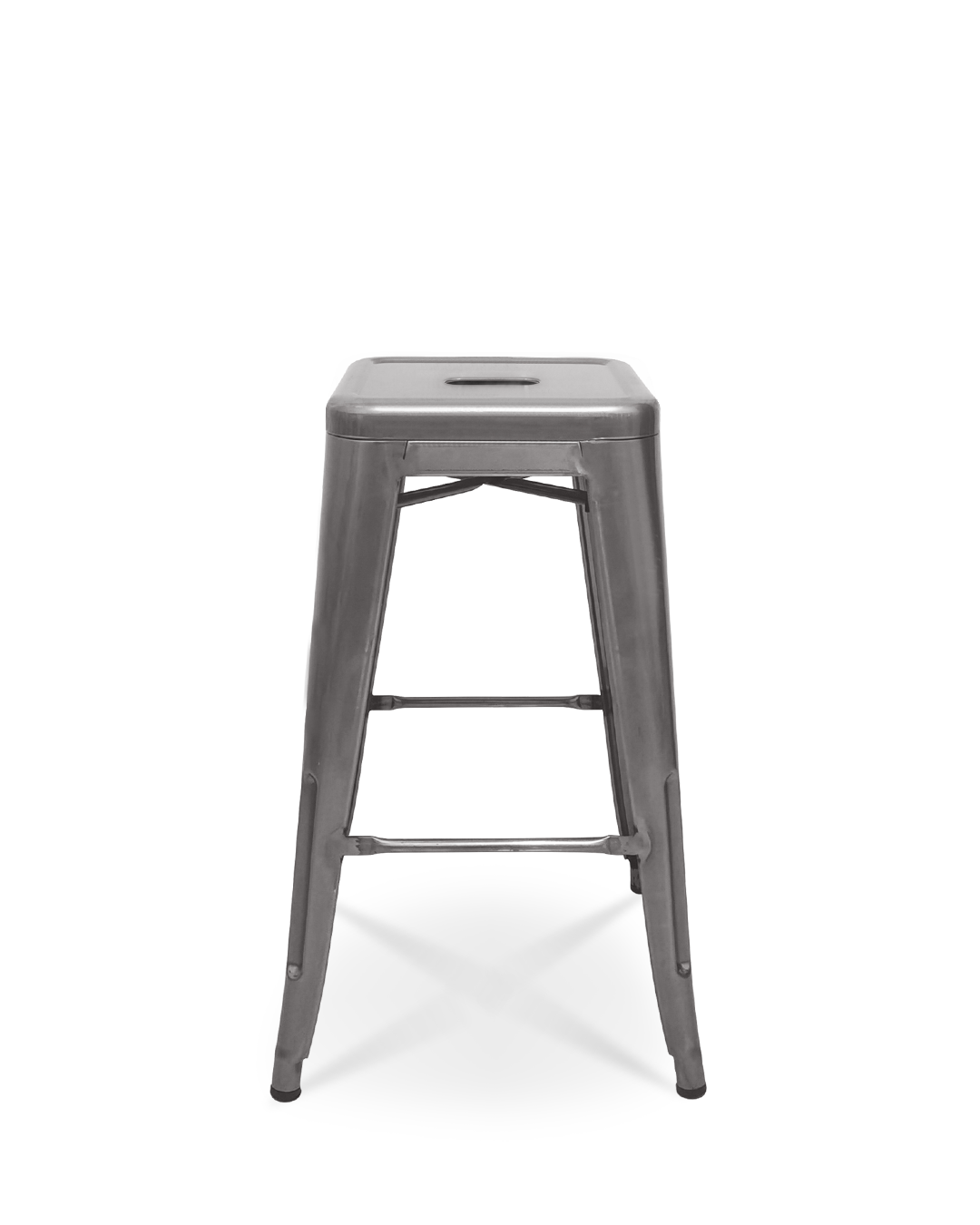 Lix Metal Counter Stool Crystal Grey