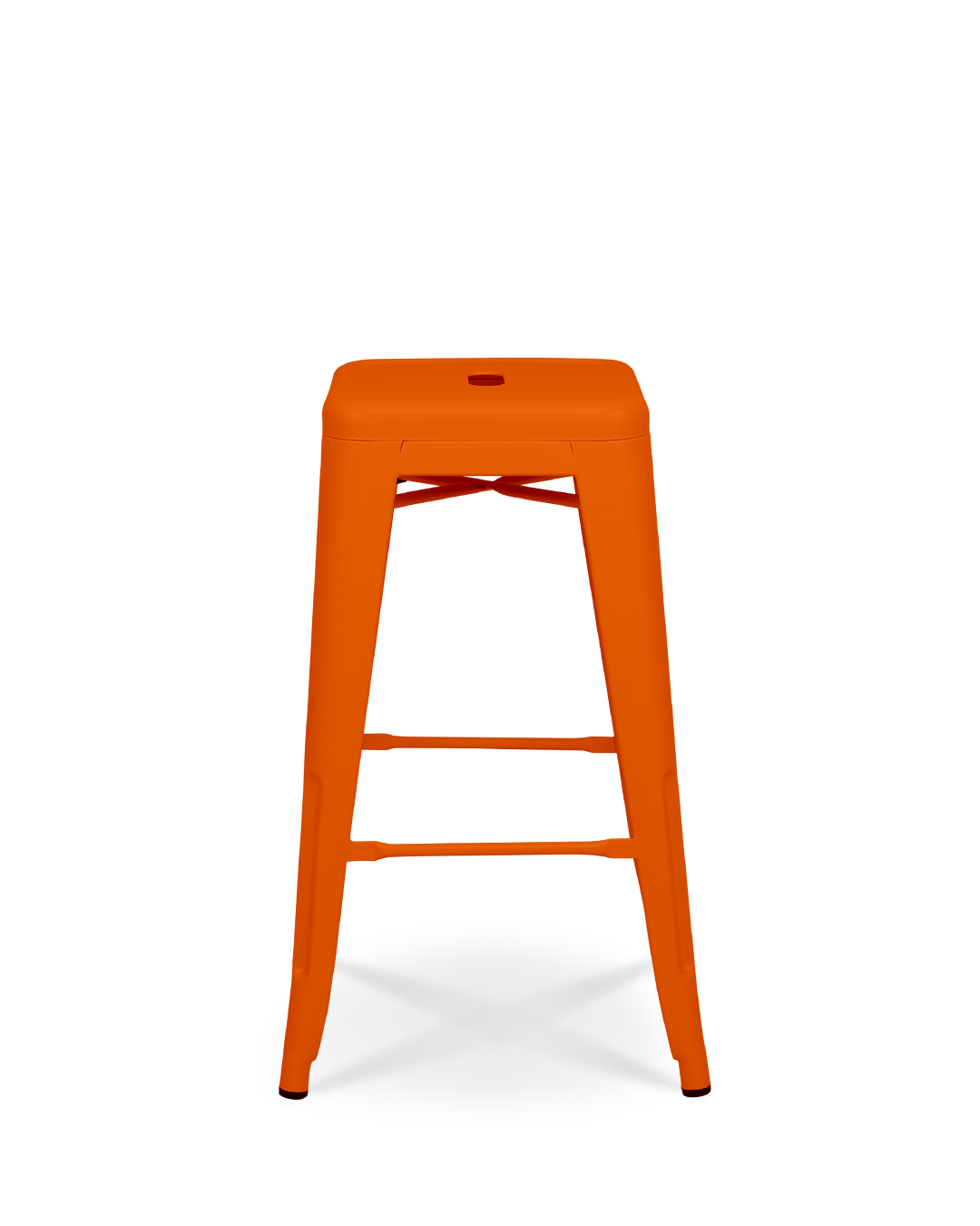 Lix Metal Counter Stool Orange