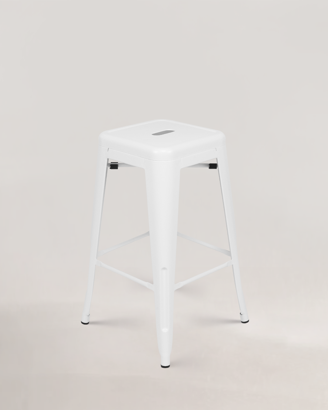 Lix Metal Counter Stool White