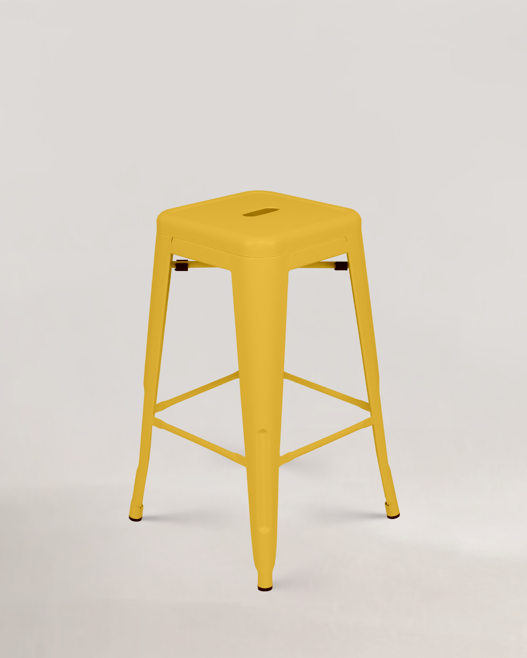 Lix Metal Counter Stool Yellow