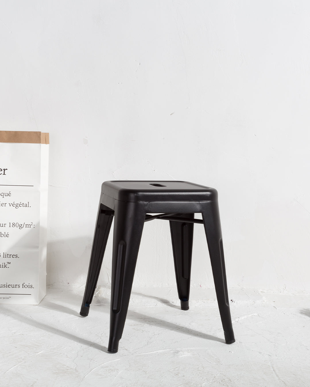 Lix Metal Stool Black