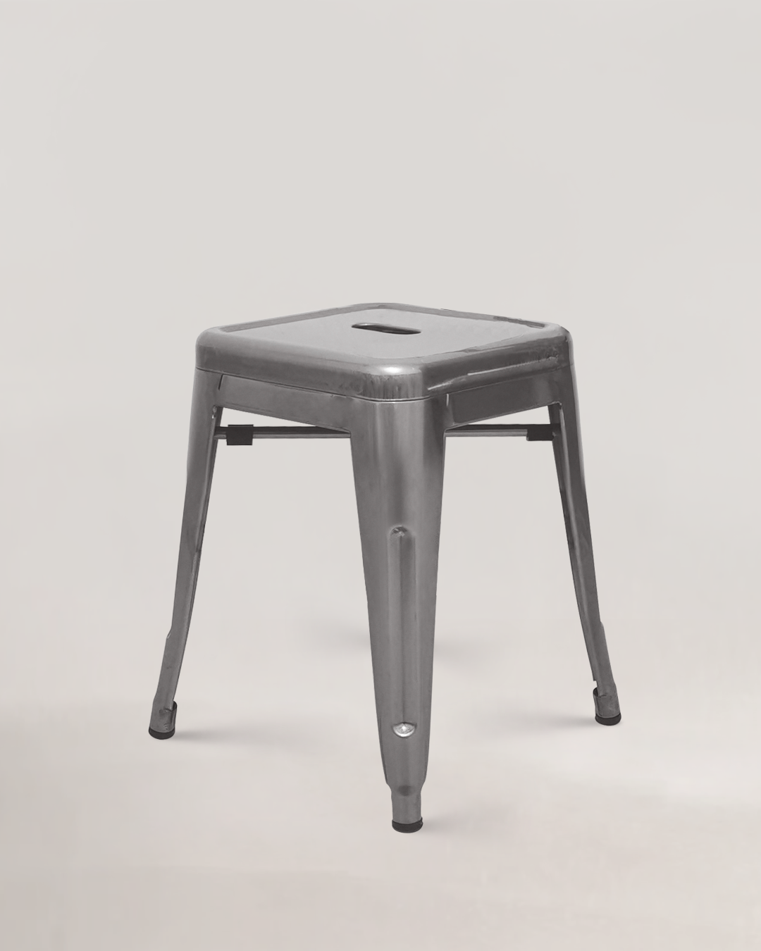 Lix Metal Stool Crystal Grey