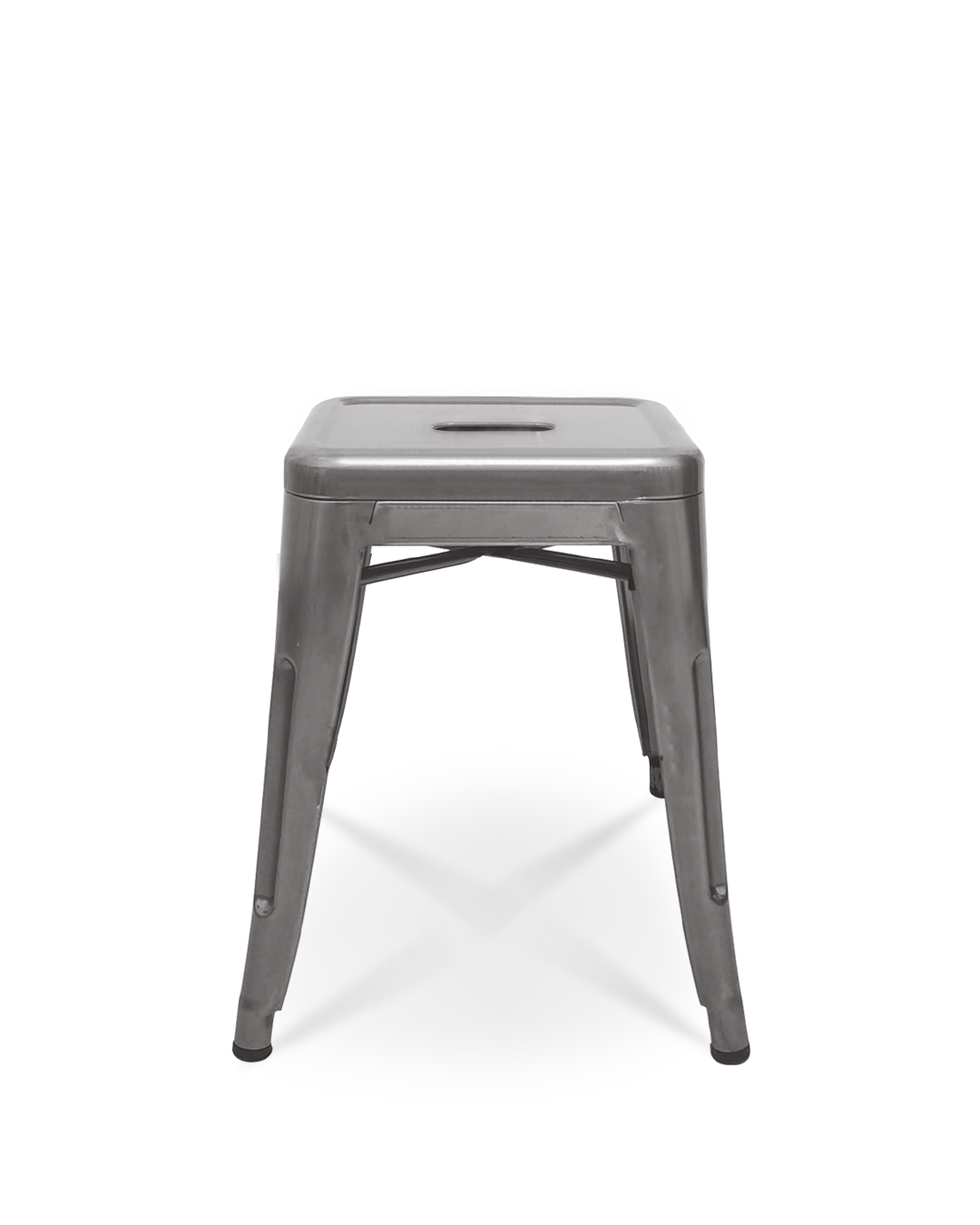 Lix Metal Stool Crystal Grey