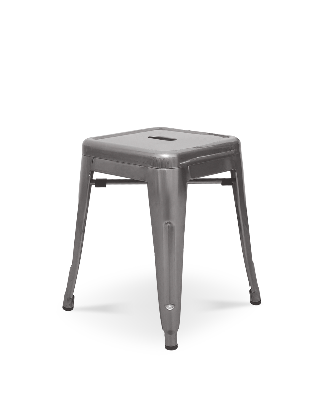 Lix Metal Stool Crystal Grey