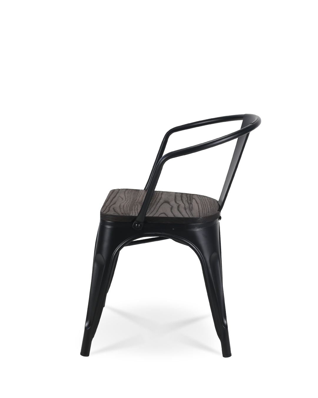 Lix Wood Armchair Black