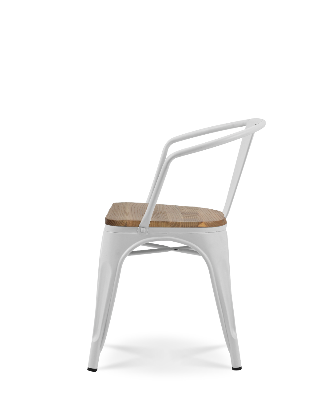 Lix Wood Armchair White