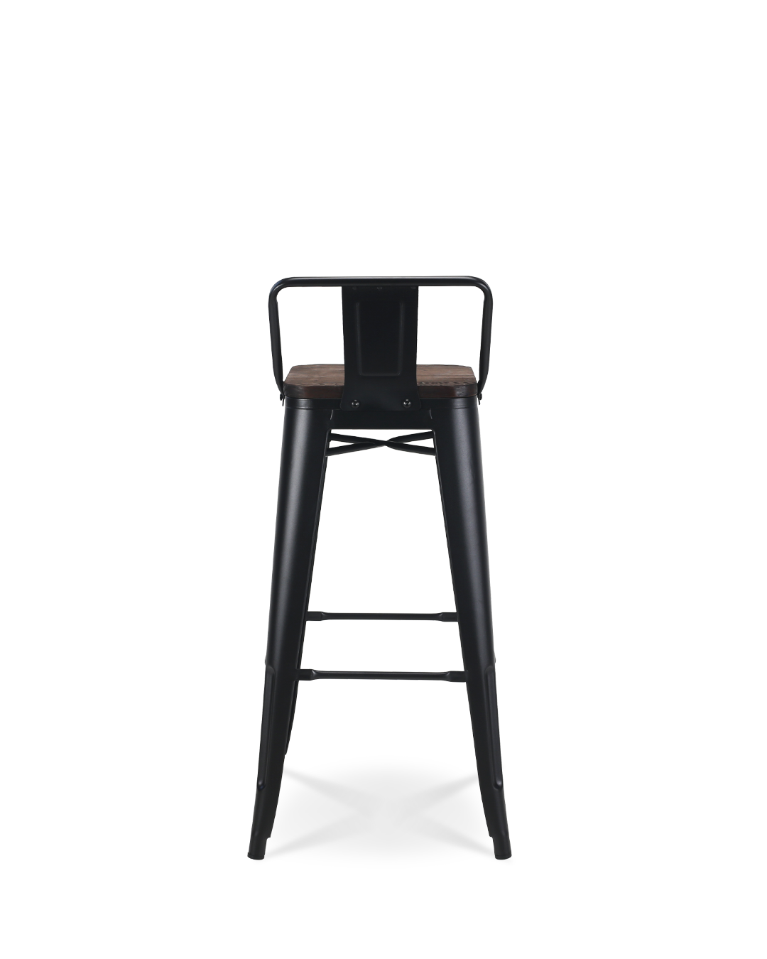 Lix Wood Bar Chair Black