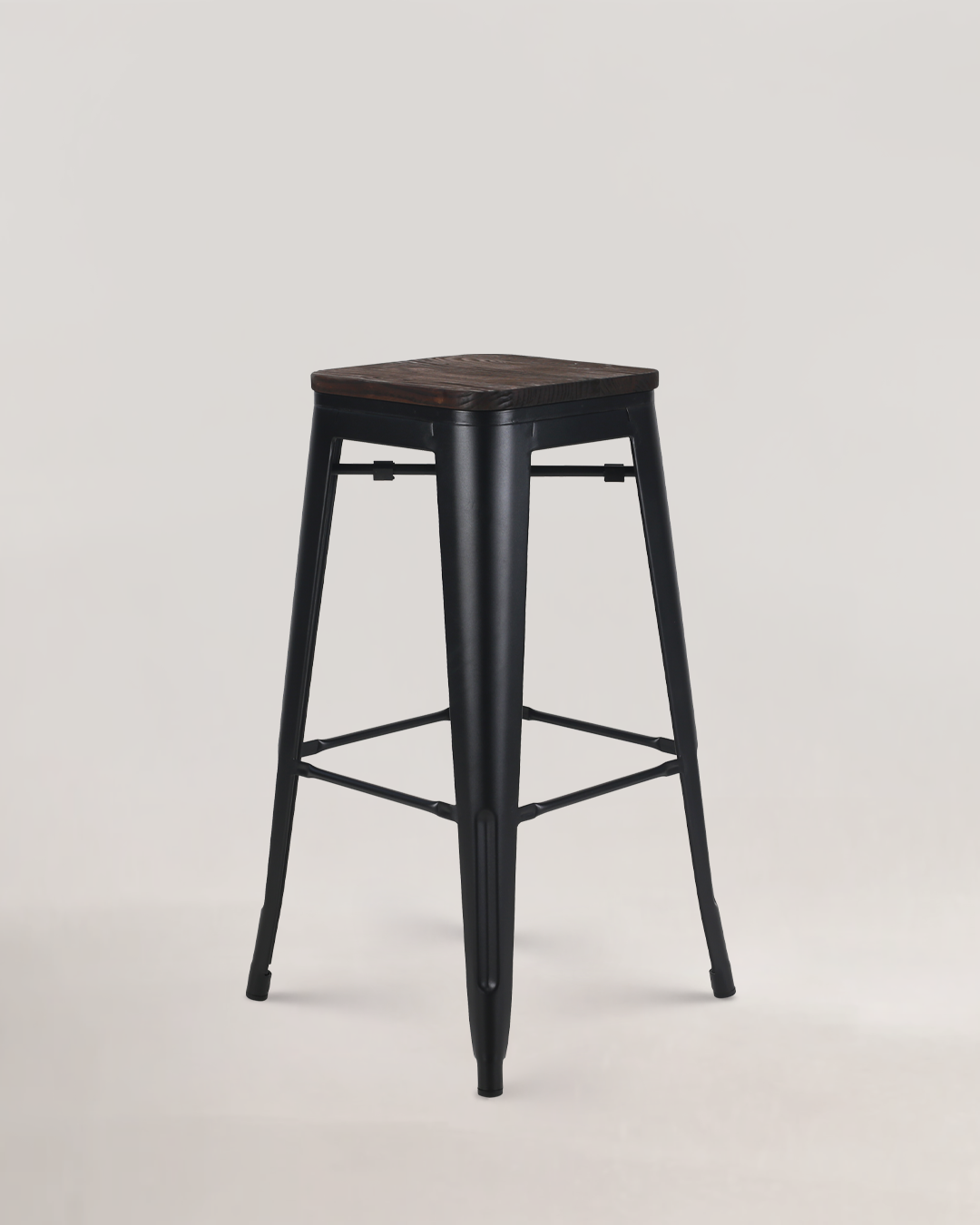 Lix Wood Barhocker schwarz