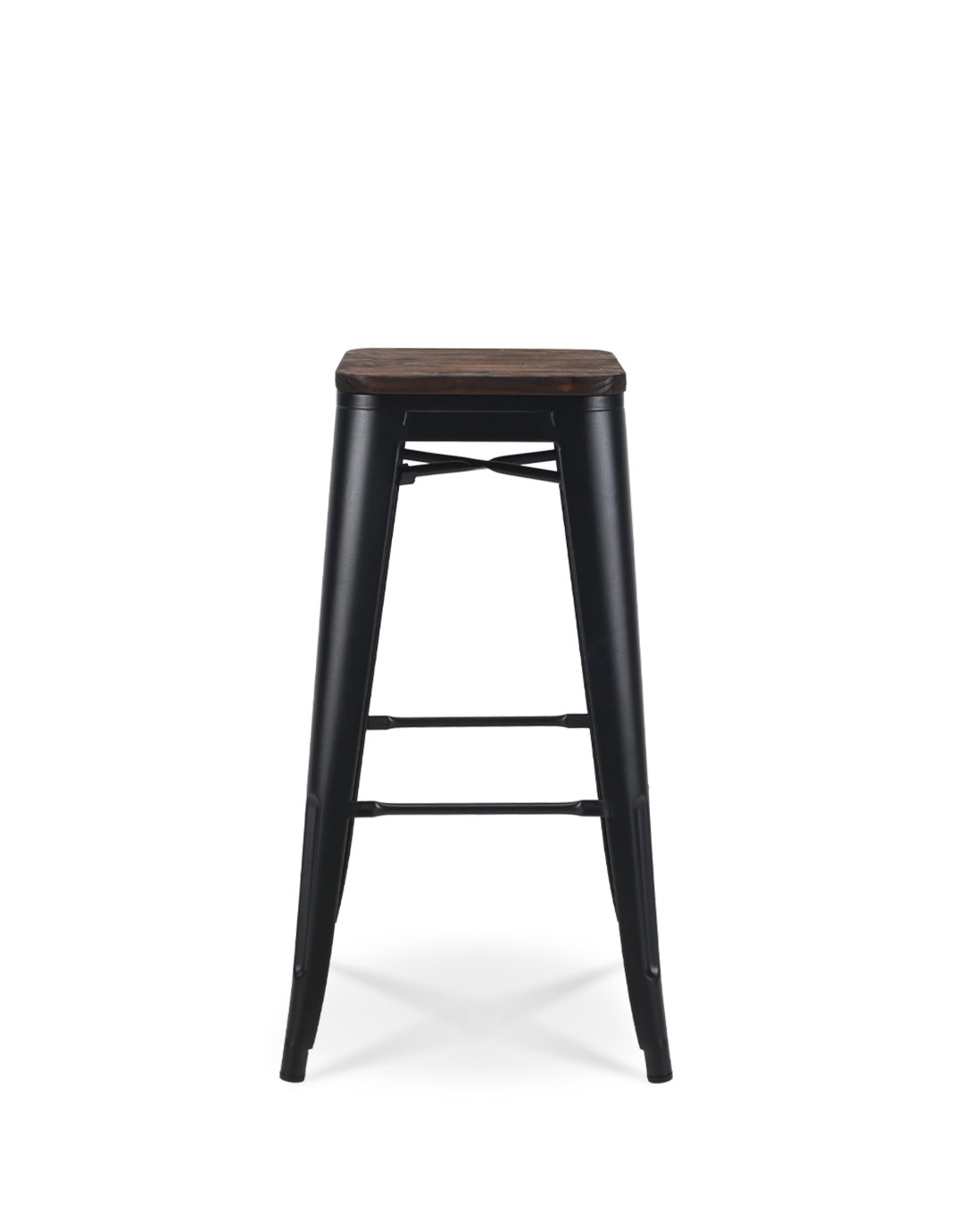 Lix Wood Bar Stool Black