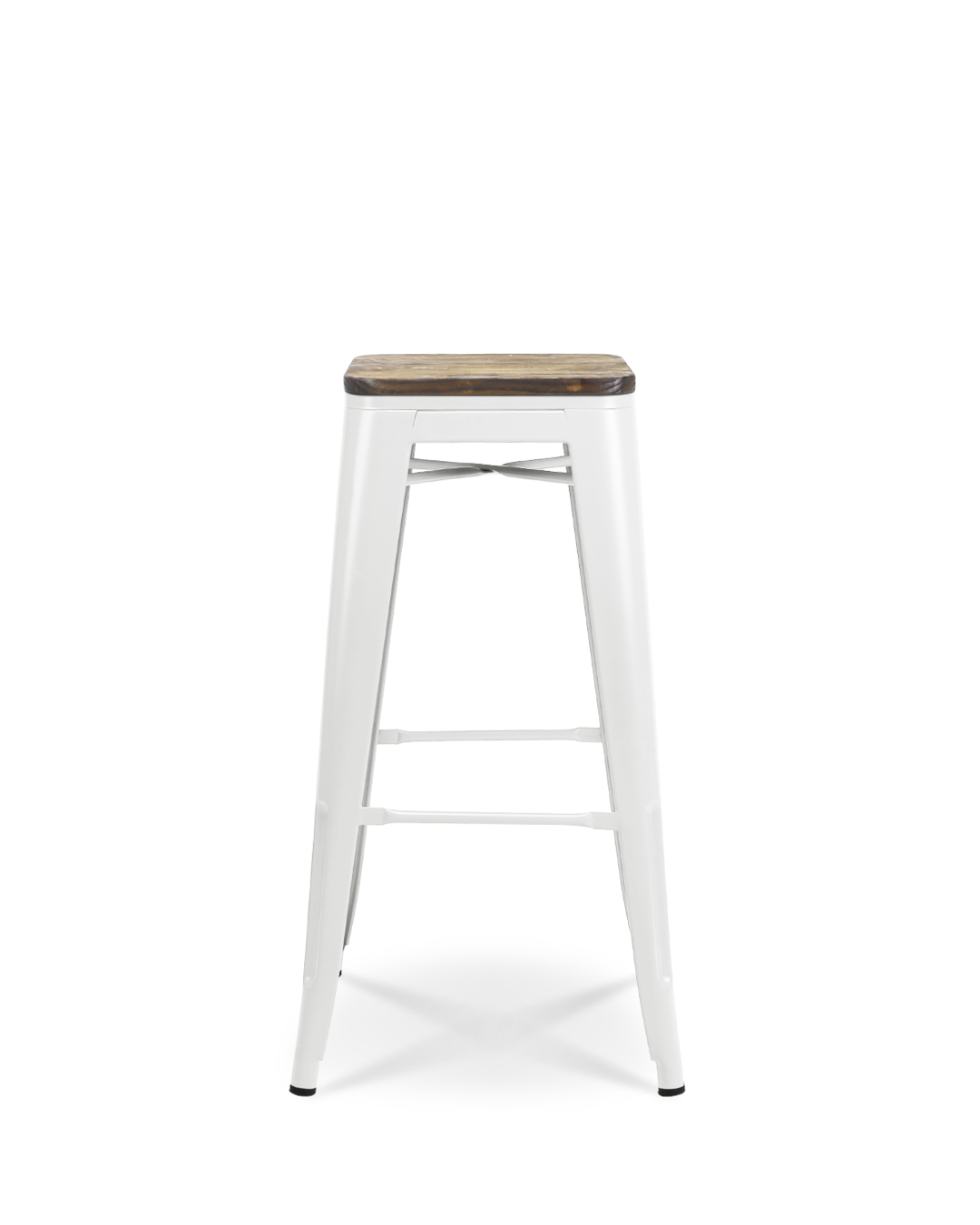 Lix Wood Bar Stool White