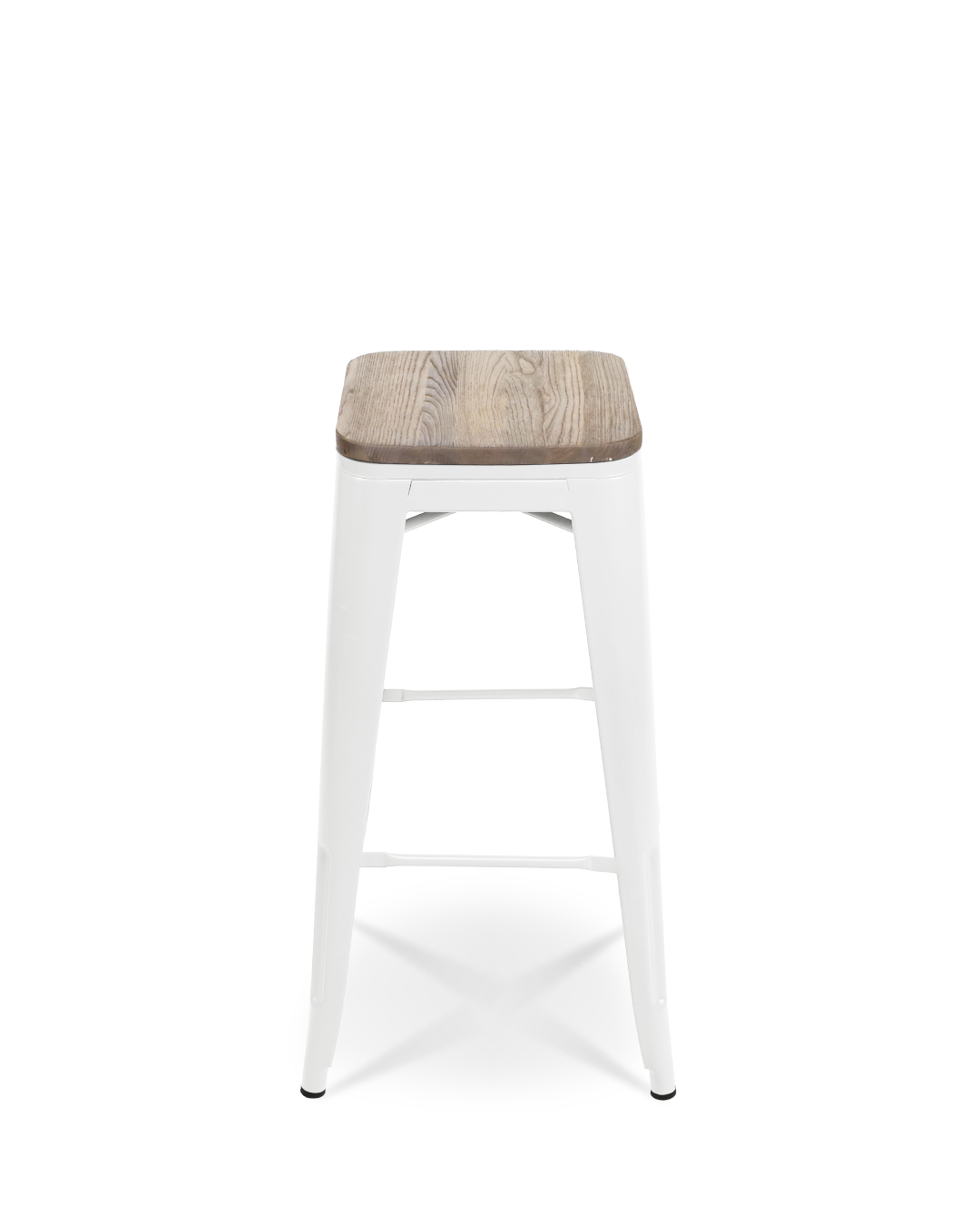 Lix Wood Bar Stool White