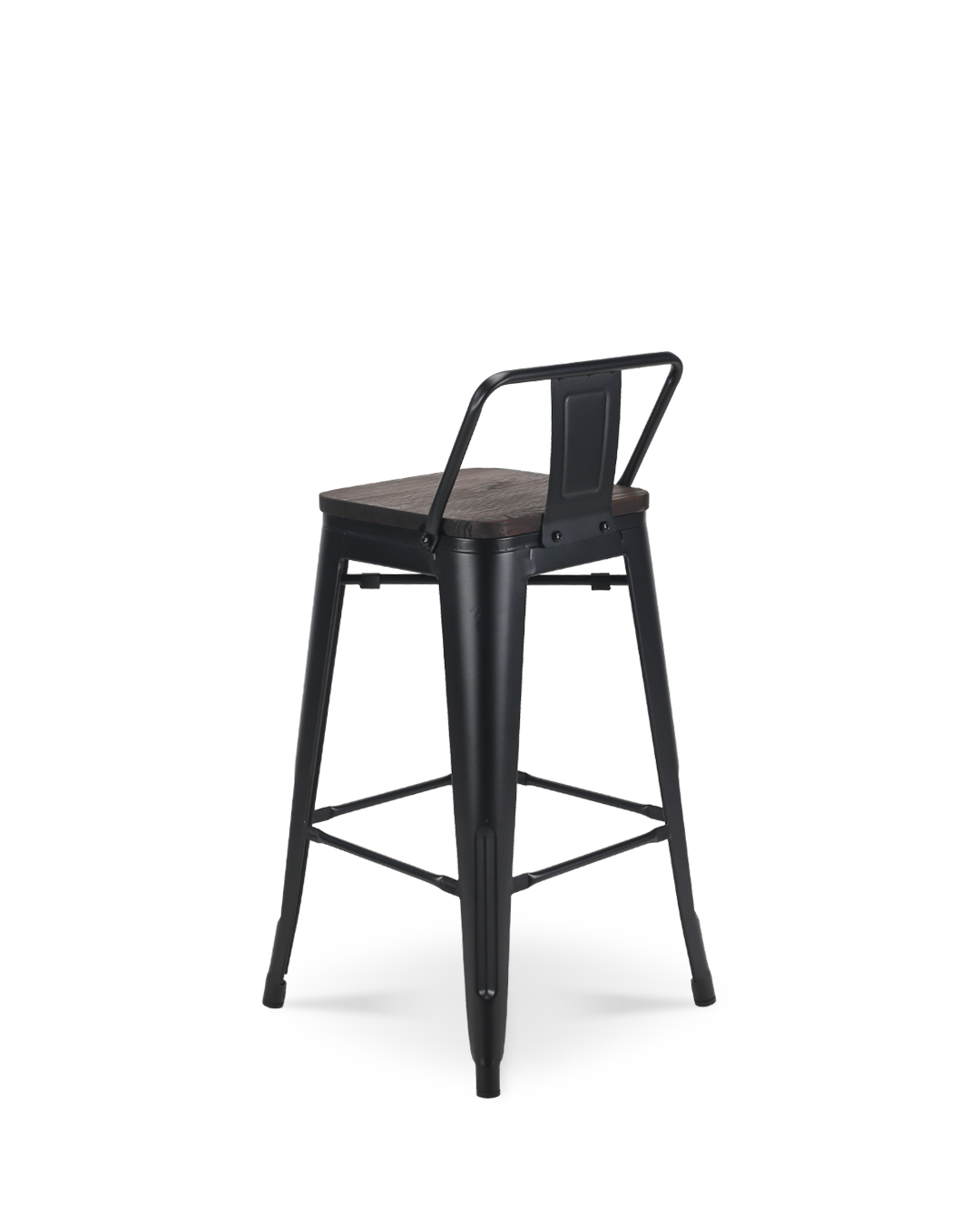 Lix Wood Counter Chair Black