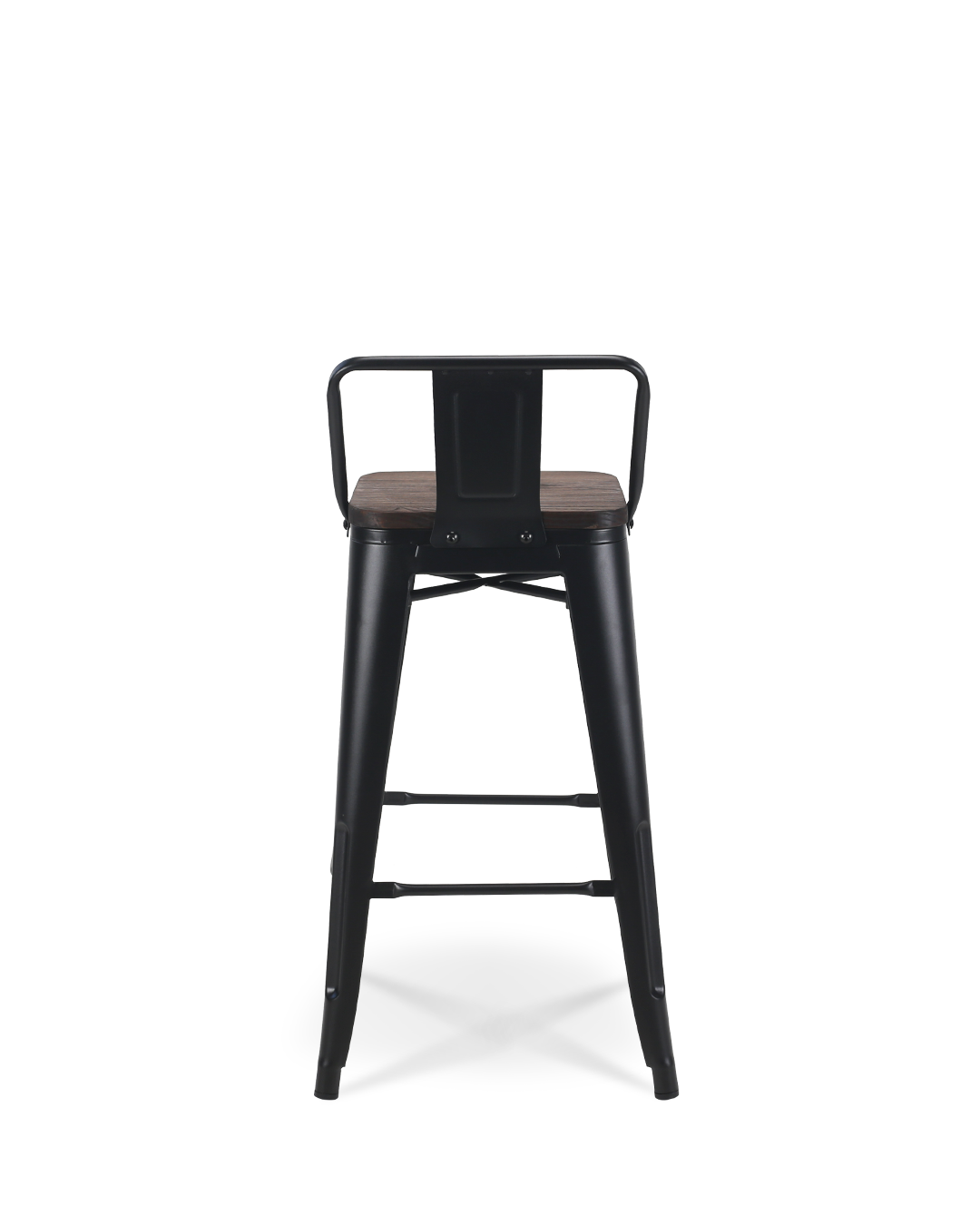 Lix Wood Counter Chair Black