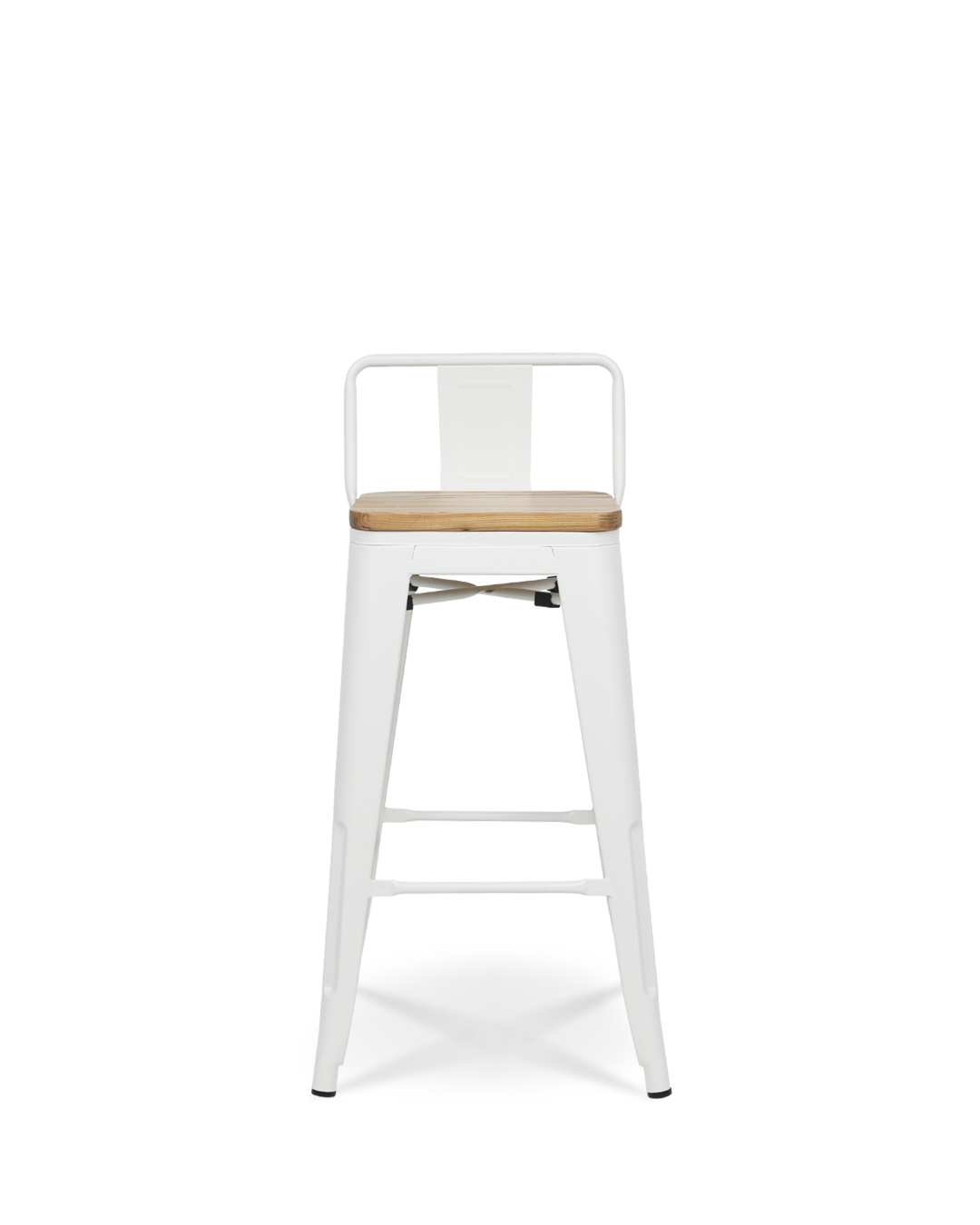 Lix Wood Counter Chair White