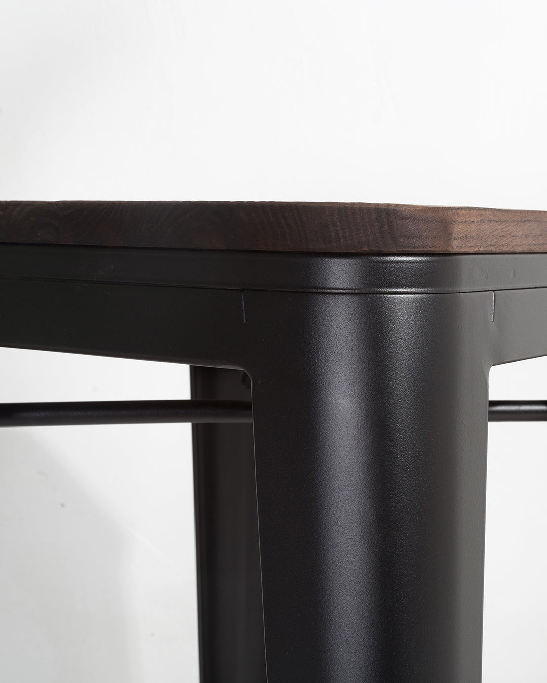 Lix Wood Counter Stool Black