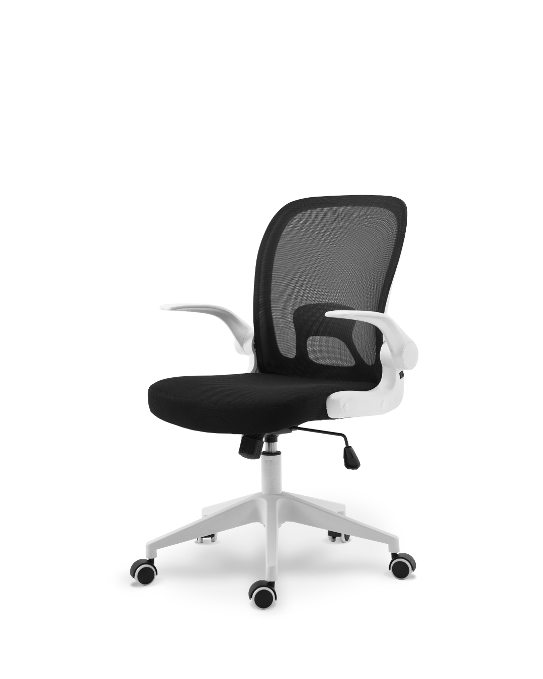 Minerva Office Chair White Black