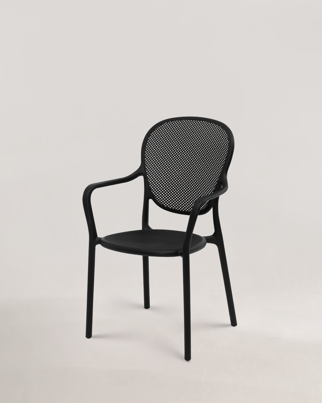 Pales Plastic Chair Black