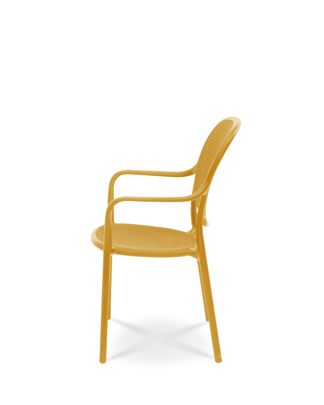 Pales Plastic Chair Potters Clay Yellow