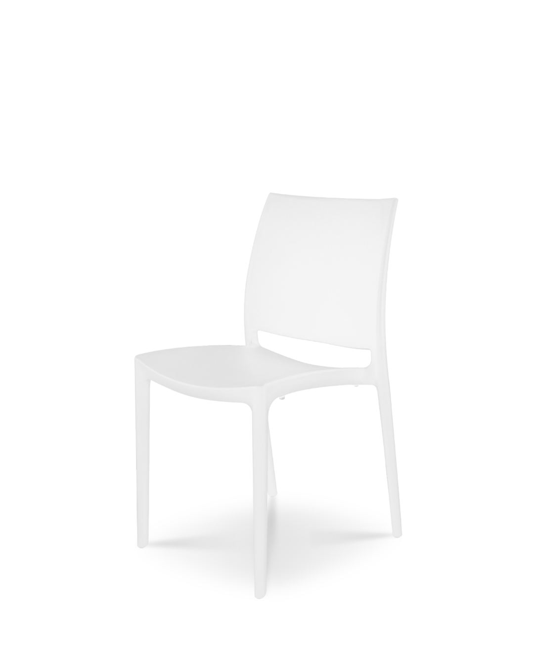 Thalia Plastic Chair Ivory White