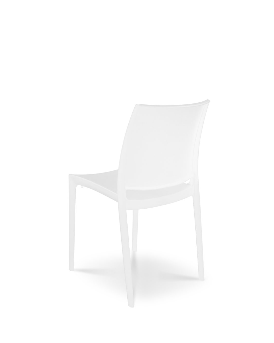 Thalia Plastic Chair Ivory White