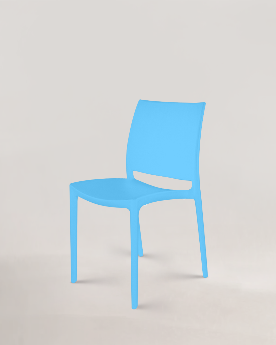 Thalia Plastic Chair Sky Blue